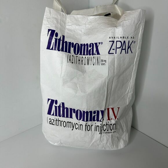 Zithromax Reusable Bag Pharma Rep Promotional Collectible Zebra - Picture 8 of 16